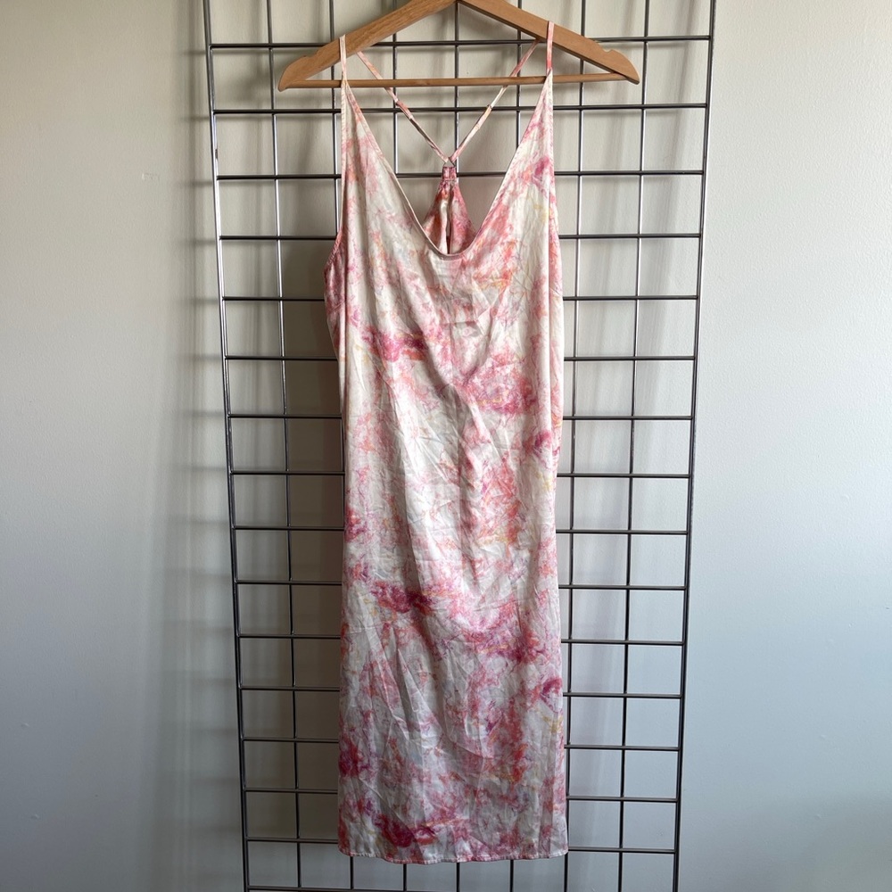 Stars Above Pink and Cream Dress